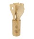 Set de utensilios de cocina de bambu Tala