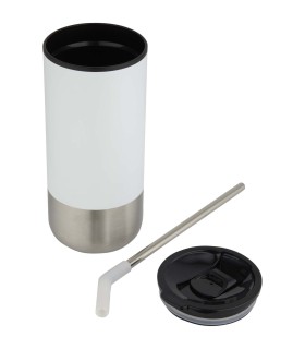 Vaso con aislamiento de 480 ml con certificado RCS y pajita Grayson
