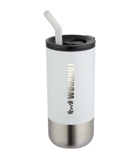 Vaso con aislamiento de 480 ml con certificado RCS y pajita Grayson