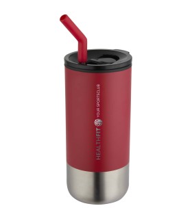 Vaso con aislamiento de 480 ml con certificado RCS y pajita Grayson