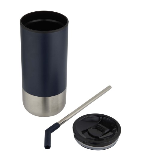 Vaso con aislamiento de 480 ml con certificado RCS y pajita Grayson