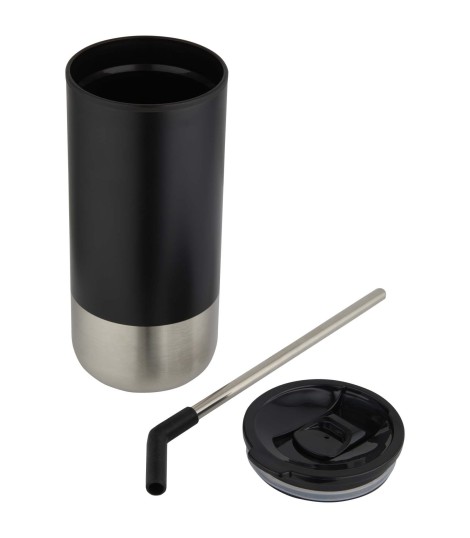 Vaso con aislamiento de 480 ml con certificado RCS y pajita Grayson