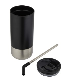 Vaso con aislamiento de 480 ml con certificado RCS y pajita Grayson