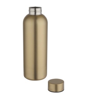 Botella de agua de 750 ml de acero inoxidable reciclado con pared simple y certificado RCS Spring