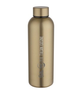 Botella de agua de 750 ml de acero inoxidable reciclado con pared simple y certificado RCS Spring