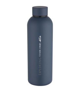 Botella de agua de 750 ml de acero inoxidable reciclado con pared simple y certificado RCS Spring