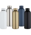 Botella de agua de 750 ml de acero inoxidable reciclado con pared simple y certificado RCS Spring