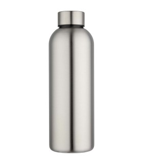Botella de agua de 750 ml de acero inoxidable reciclado con pared simple y certificado RCS Spring