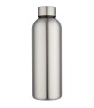 Botella de agua de 750 ml de acero inoxidable reciclado con pared simple y certificado RCS Spring