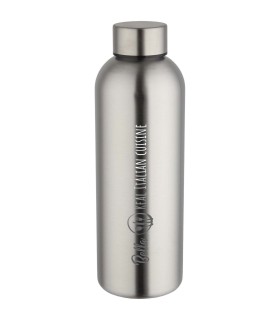 Botella de agua de 750 ml de acero inoxidable reciclado con pared simple y certificado RCS Spring