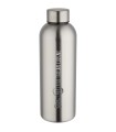 Botella de agua de 750 ml de acero inoxidable reciclado con pared simple y certificado RCS Spring