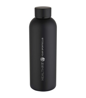 Botella de agua de 750 ml de acero inoxidable reciclado con pared simple y certificado RCS Spring