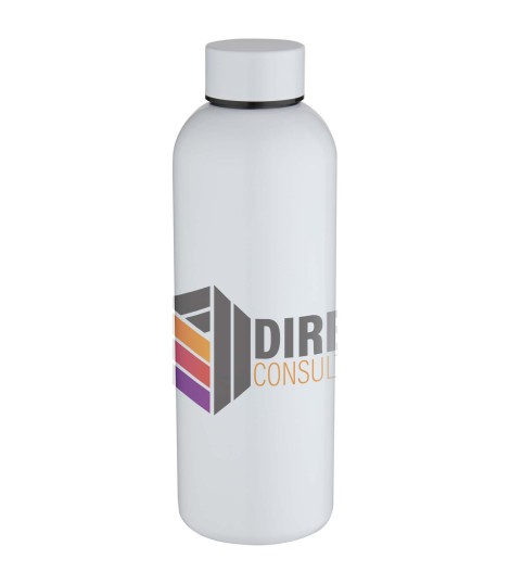 Botella de agua de 750 ml de acero inoxidable reciclado con pared simple para sublimacion y con certificado RCS Spring