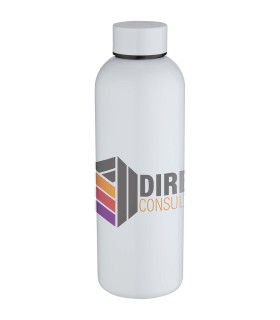 Botella de agua de 750 ml de acero inoxidable reciclado con pared simple para sublimacion y con certificado RCS Spring