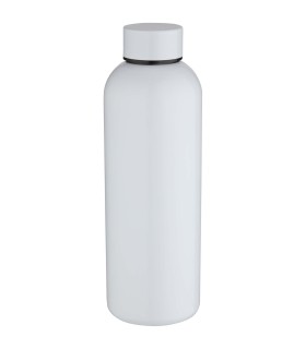 Botella de agua de 750 ml de acero inoxidable reciclado con pared simple para sublimacion y con certificado RCS Spring