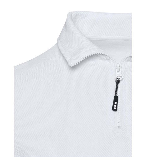 Polo unisex de manga larga y media cremallera Zeus
