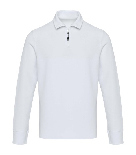 Polo unisex de manga larga y media cremallera Zeus