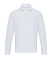 Polo unisex de manga larga y media cremallera Zeus