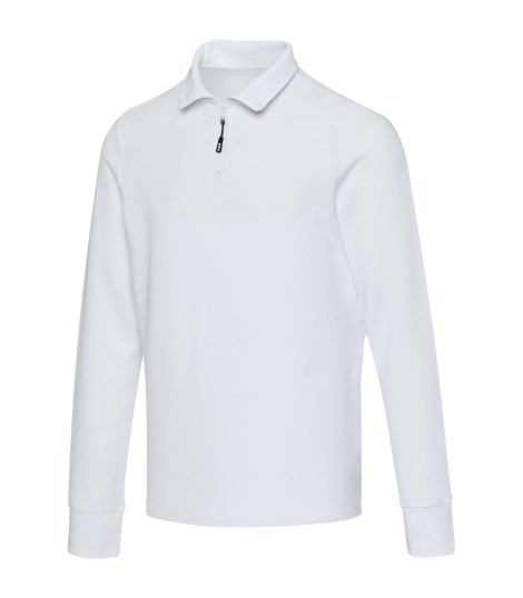 Polo unisex de manga larga y media cremallera Zeus