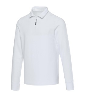 Polo unisex de manga larga y media cremallera Zeus