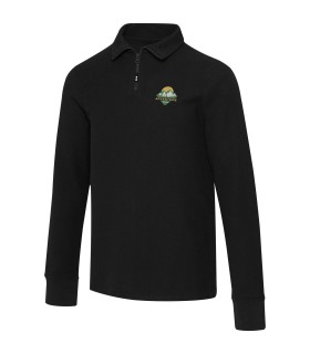 Polo unisex de manga larga y media cremallera Zeus