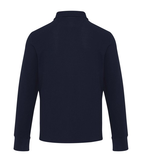 Polo unisex de manga larga y media cremallera Zeus