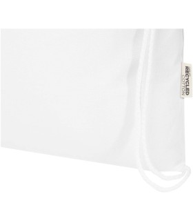 Bolsa con cuerdas de 5 l de algodon reciclado GRS de 180 g m Peru Blend