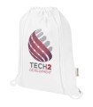 Bolsa con cuerdas de 5 l de algodon reciclado GRS de 180 g m Peru Blend