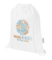 Bolsa con cuerdas de 5 l de algodon reciclado GRS de 180 g m Peru Blend