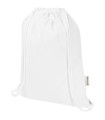 Bolsa con cuerdas de 5 l de algodon reciclado GRS de 180 g m Peru Blend