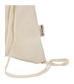 Bolsa con cuerdas de 5 l de algodon reciclado GRS de 180 g m Peru Blend