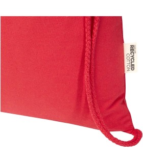 Bolsa con cuerdas de 5 l de algodon reciclado GRS de 180 g m Peru Blend