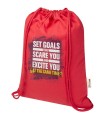 Bolsa con cuerdas de 5 l de algodon reciclado GRS de 180 g m Peru Blend