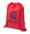 Bolsa con cuerdas de 5 l de algodon reciclado GRS de 180 g m Peru Blend