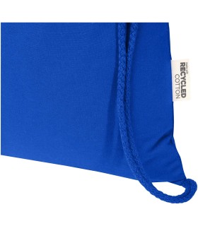Bolsa con cuerdas de 5 l de algodon reciclado GRS de 180 g m Peru Blend