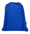 Bolsa con cuerdas de 5 l de algodon reciclado GRS de 180 g m Peru Blend