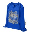 Bolsa con cuerdas de 5 l de algodon reciclado GRS de 180 g m Peru Blend