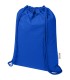 Bolsa con cuerdas de 5 l de algodon reciclado GRS de 180 g m Peru Blend