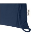 Bolsa con cuerdas de 5 l de algodon reciclado GRS de 180 g m Peru Blend