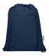 Bolsa con cuerdas de 5 l de algodon reciclado GRS de 180 g m Peru Blend