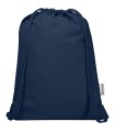 Bolsa con cuerdas de 5 l de algodon reciclado GRS de 180 g m Peru Blend