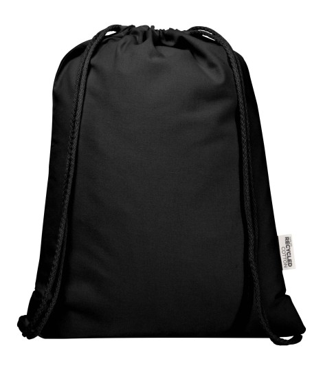 Bolsa con cuerdas de 5 l de algodon reciclado GRS de 180 g m Peru Blend