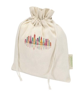 Bolsa de regalo algodon organico OCS de 140 g m 30 x 25 cm Odisha