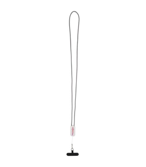 Lanyard de plastico reciclado para smartphone con cable integrado 5 en 1 de 27 W Anser