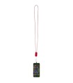 Lanyard de plastico reciclado para smartphone con cable integrado 5 en 1 de 27 W Anser