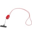 Lanyard de plastico reciclado para smartphone con cable integrado 5 en 1 de 27 W Anser