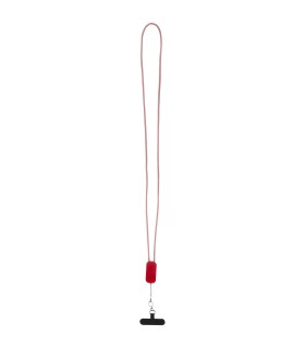Lanyard de plastico reciclado para smartphone con cable integrado 5 en 1 de 27 W Anser