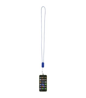 Lanyard de plastico reciclado para smartphone con cable integrado 5 en 1 de 27 W Anser