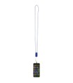 Lanyard de plastico reciclado para smartphone con cable integrado 5 en 1 de 27 W Anser