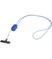 Lanyard de plastico reciclado para smartphone con cable integrado 5 en 1 de 27 W Anser